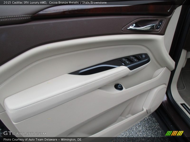 Cocoa Bronze Metallic / Shale/Brownstone 2015 Cadillac SRX Luxury AWD