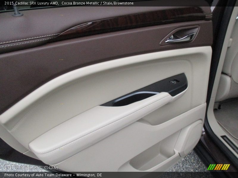 Cocoa Bronze Metallic / Shale/Brownstone 2015 Cadillac SRX Luxury AWD