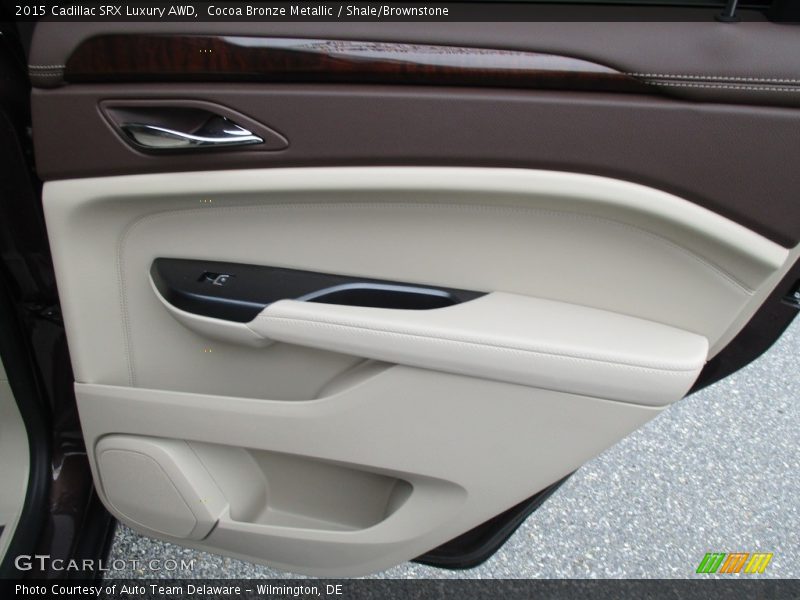 Cocoa Bronze Metallic / Shale/Brownstone 2015 Cadillac SRX Luxury AWD