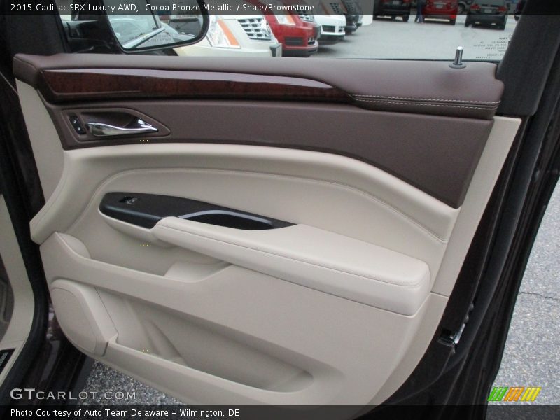 Cocoa Bronze Metallic / Shale/Brownstone 2015 Cadillac SRX Luxury AWD