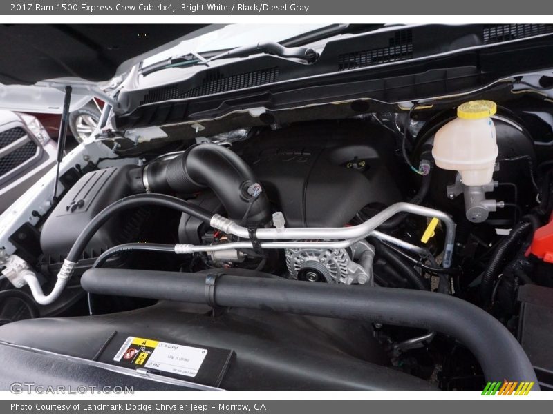 Bright White / Black/Diesel Gray 2017 Ram 1500 Express Crew Cab 4x4