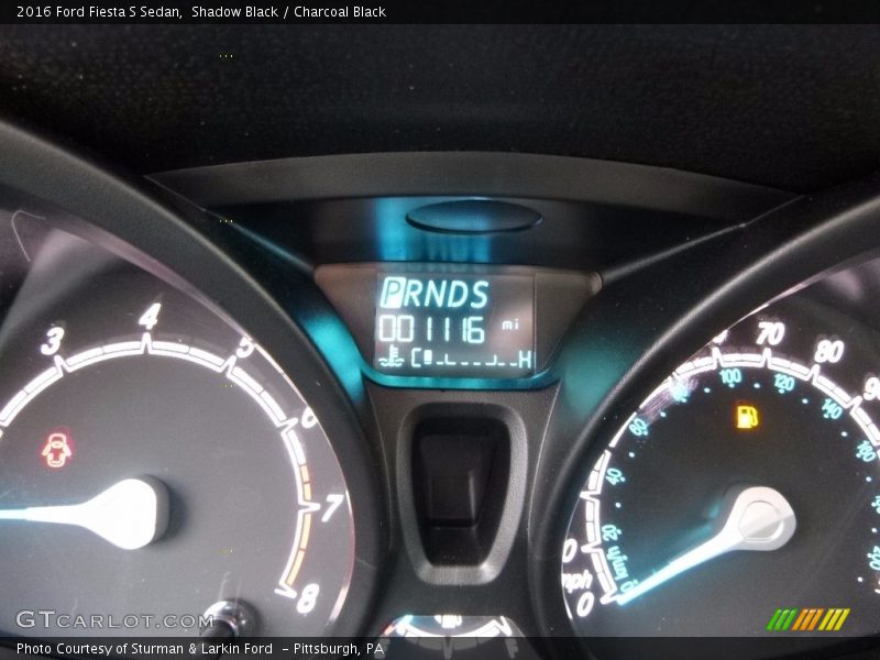 Shadow Black / Charcoal Black 2016 Ford Fiesta S Sedan