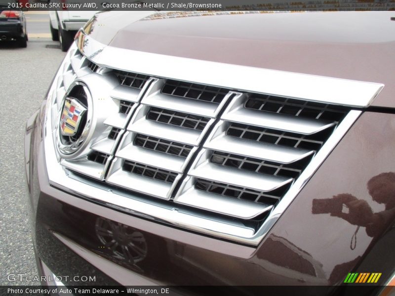 Cocoa Bronze Metallic / Shale/Brownstone 2015 Cadillac SRX Luxury AWD