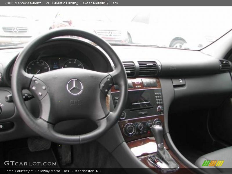 Pewter Metallic / Black 2006 Mercedes-Benz C 280 4Matic Luxury