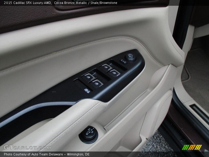 Cocoa Bronze Metallic / Shale/Brownstone 2015 Cadillac SRX Luxury AWD