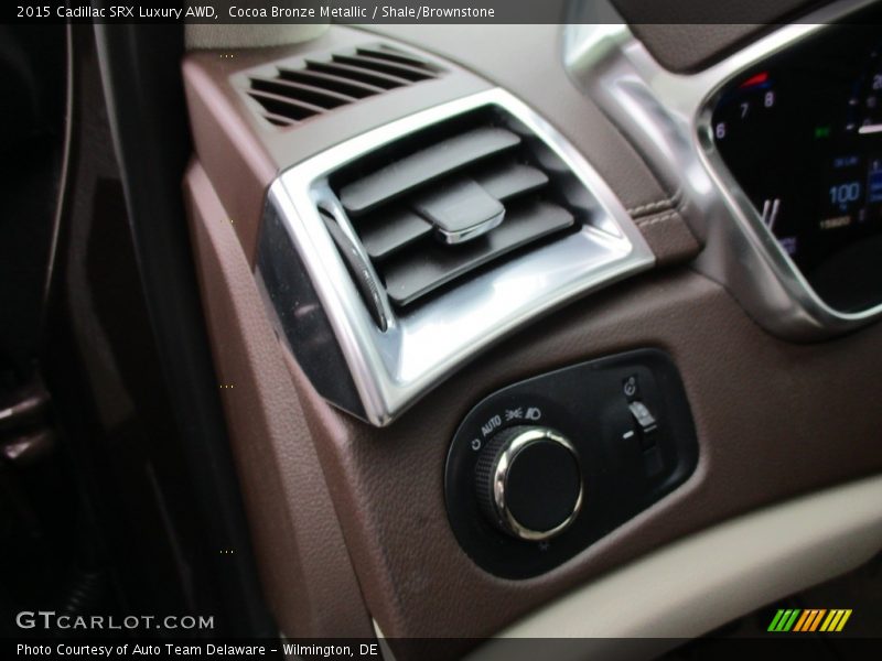Cocoa Bronze Metallic / Shale/Brownstone 2015 Cadillac SRX Luxury AWD