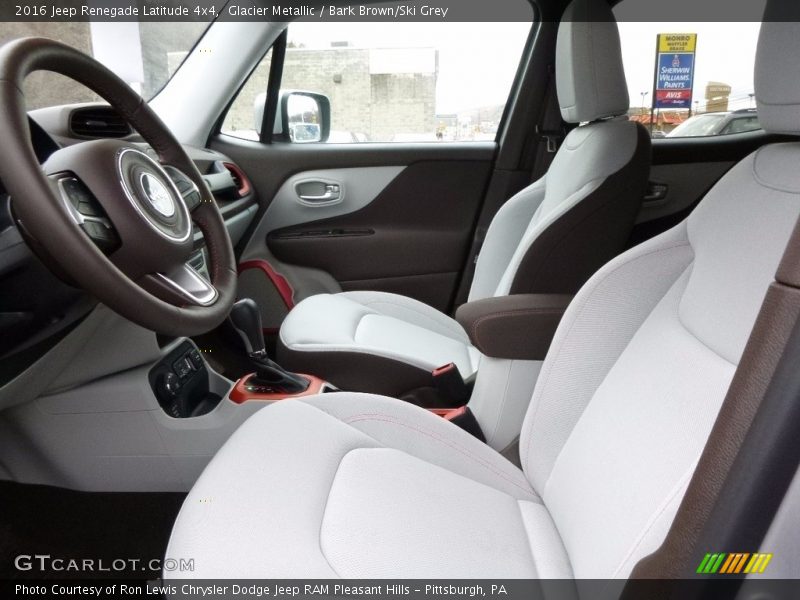 Glacier Metallic / Bark Brown/Ski Grey 2016 Jeep Renegade Latitude 4x4