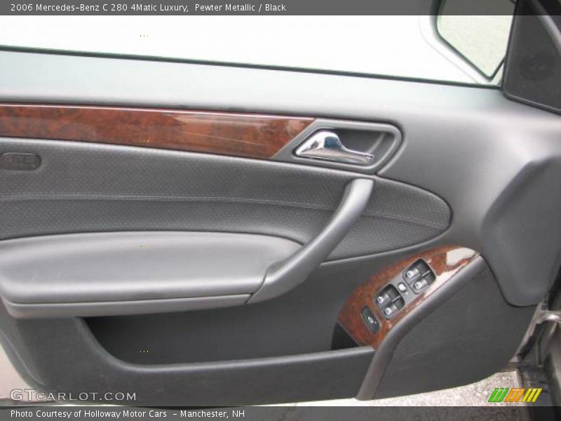 Pewter Metallic / Black 2006 Mercedes-Benz C 280 4Matic Luxury