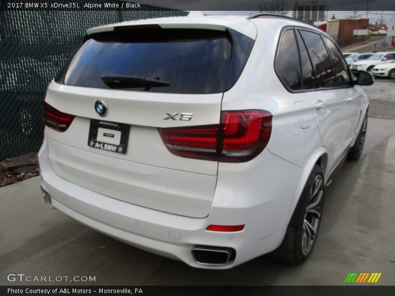 Alpine White / Black 2017 BMW X5 xDrive35i