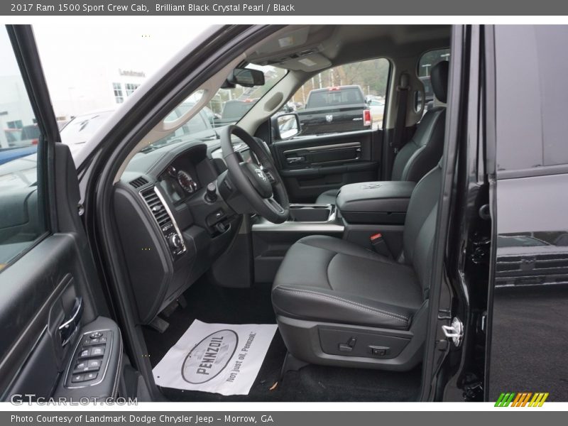  2017 1500 Sport Crew Cab Black Interior