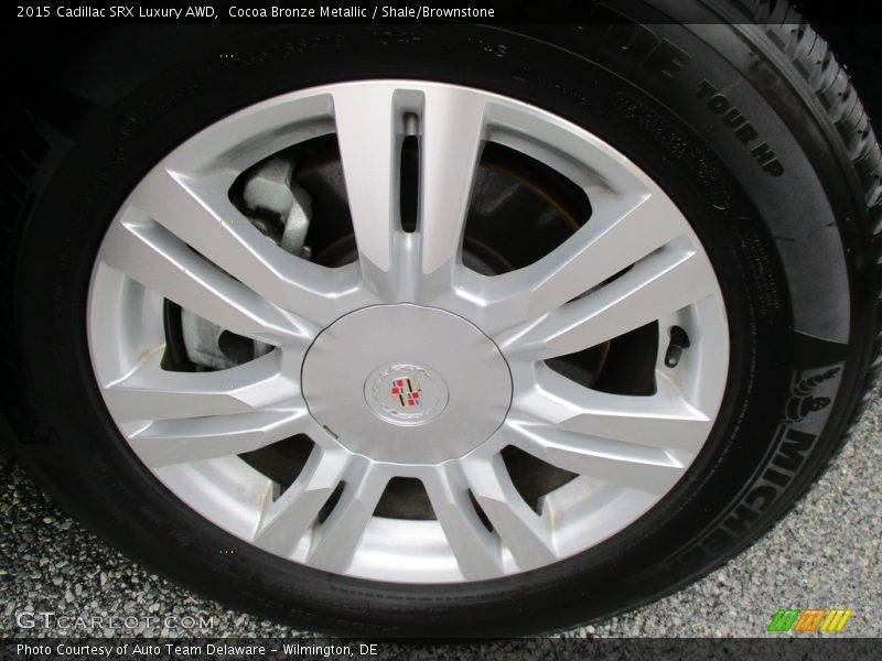 Cocoa Bronze Metallic / Shale/Brownstone 2015 Cadillac SRX Luxury AWD