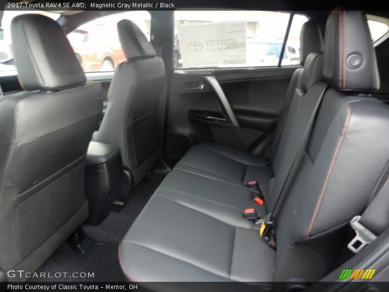 Rear Seat of 2017 RAV4 SE AWD