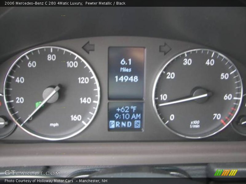 Pewter Metallic / Black 2006 Mercedes-Benz C 280 4Matic Luxury