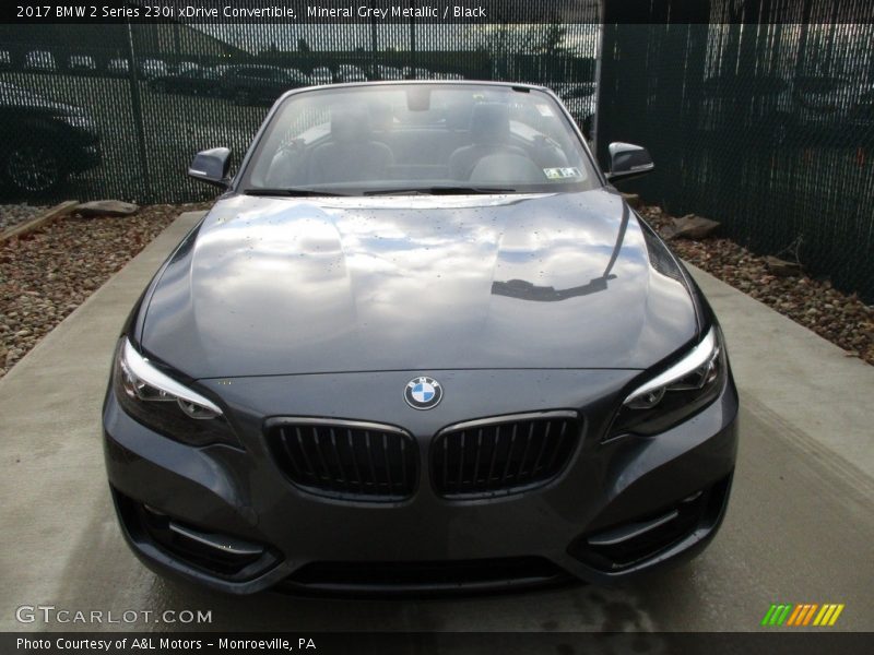 Mineral Grey Metallic / Black 2017 BMW 2 Series 230i xDrive Convertible