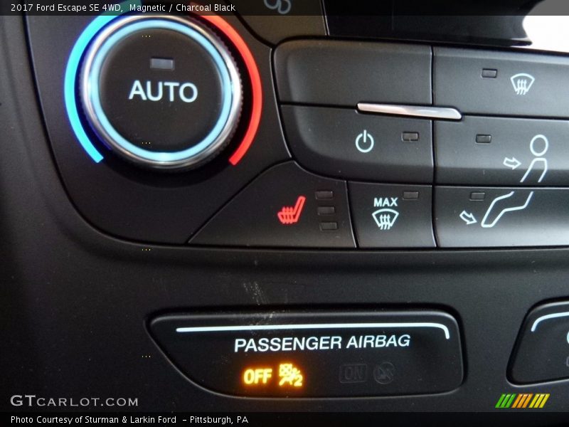 Magnetic / Charcoal Black 2017 Ford Escape SE 4WD