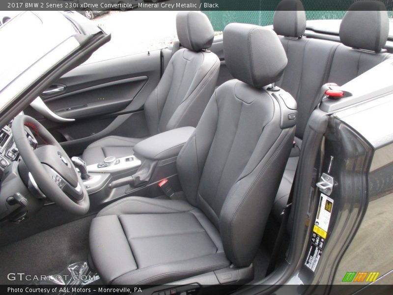 Mineral Grey Metallic / Black 2017 BMW 2 Series 230i xDrive Convertible