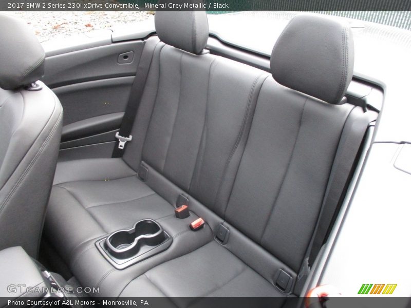 Mineral Grey Metallic / Black 2017 BMW 2 Series 230i xDrive Convertible