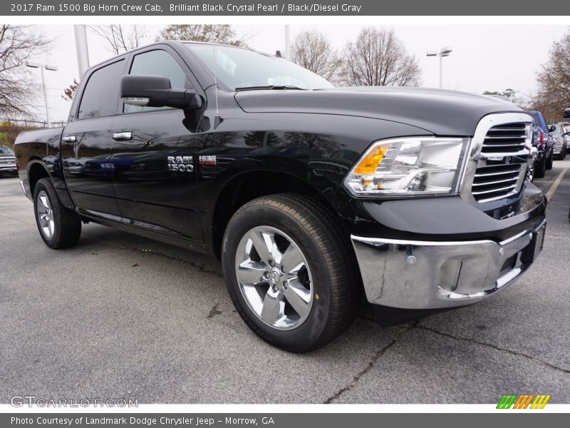  2017 1500 Big Horn Crew Cab Brilliant Black Crystal Pearl