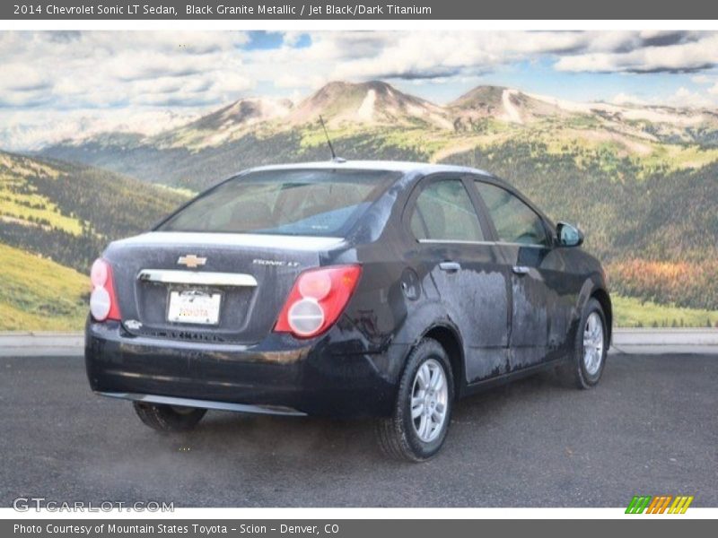 Black Granite Metallic / Jet Black/Dark Titanium 2014 Chevrolet Sonic LT Sedan