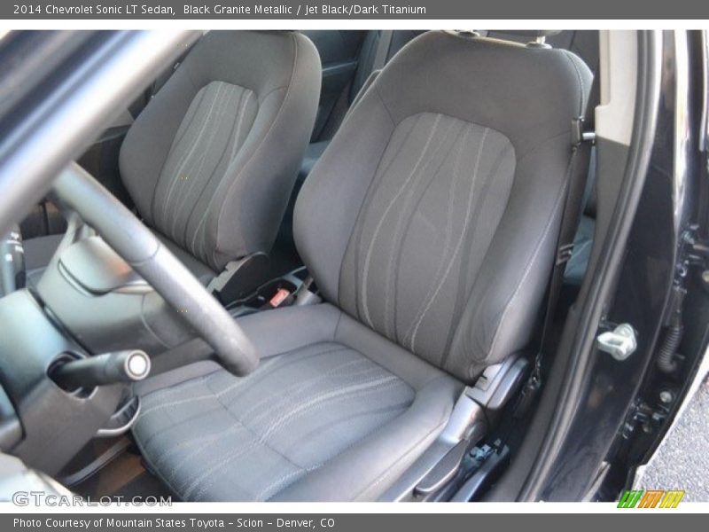 Black Granite Metallic / Jet Black/Dark Titanium 2014 Chevrolet Sonic LT Sedan
