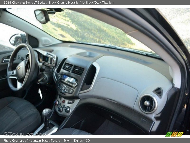 Black Granite Metallic / Jet Black/Dark Titanium 2014 Chevrolet Sonic LT Sedan