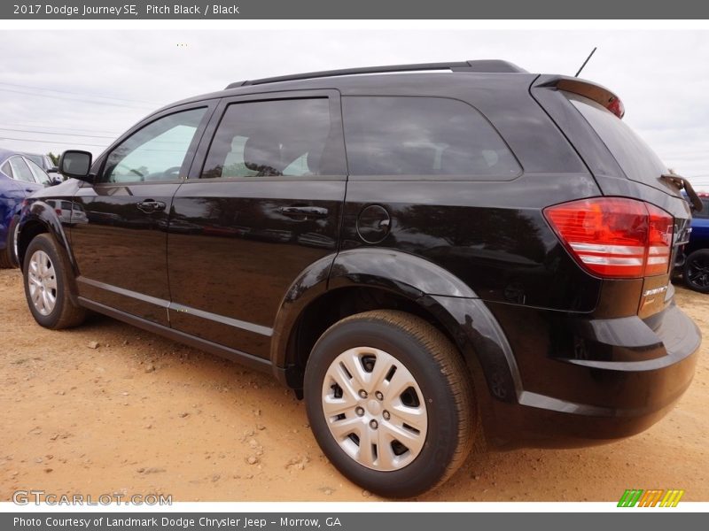 Pitch Black / Black 2017 Dodge Journey SE