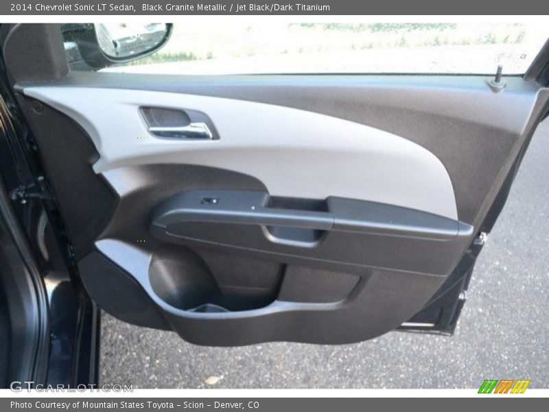 Black Granite Metallic / Jet Black/Dark Titanium 2014 Chevrolet Sonic LT Sedan