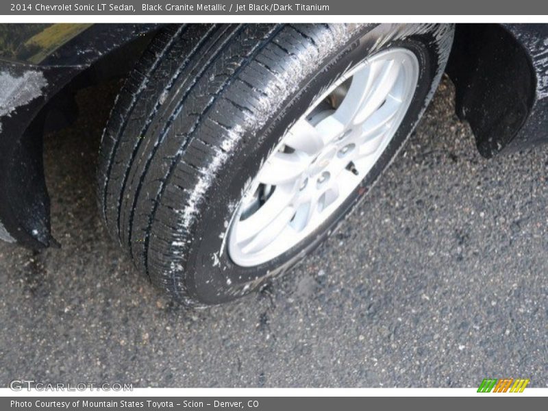 Black Granite Metallic / Jet Black/Dark Titanium 2014 Chevrolet Sonic LT Sedan