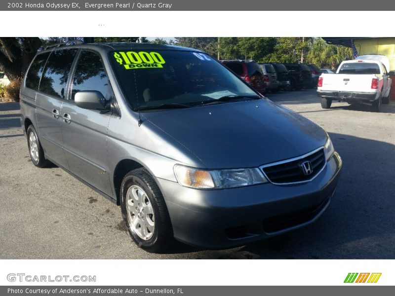 Evergreen Pearl / Quartz Gray 2002 Honda Odyssey EX