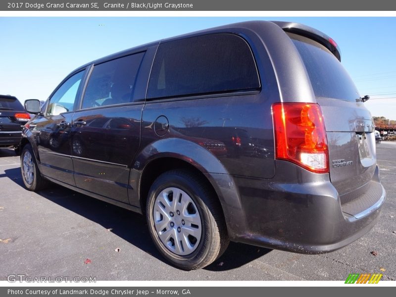 Granite / Black/Light Graystone 2017 Dodge Grand Caravan SE
