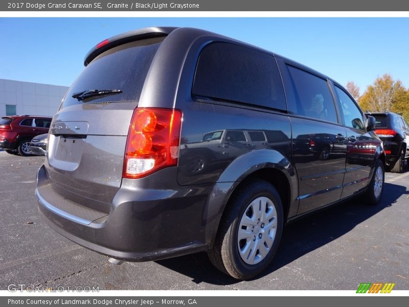 Granite / Black/Light Graystone 2017 Dodge Grand Caravan SE