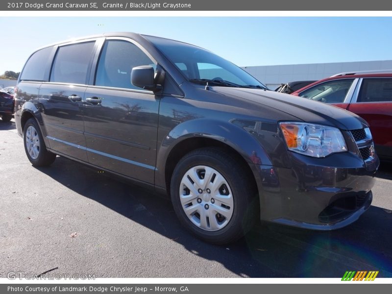 Granite / Black/Light Graystone 2017 Dodge Grand Caravan SE