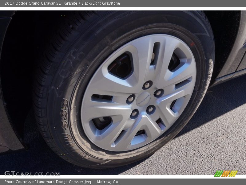 Granite / Black/Light Graystone 2017 Dodge Grand Caravan SE