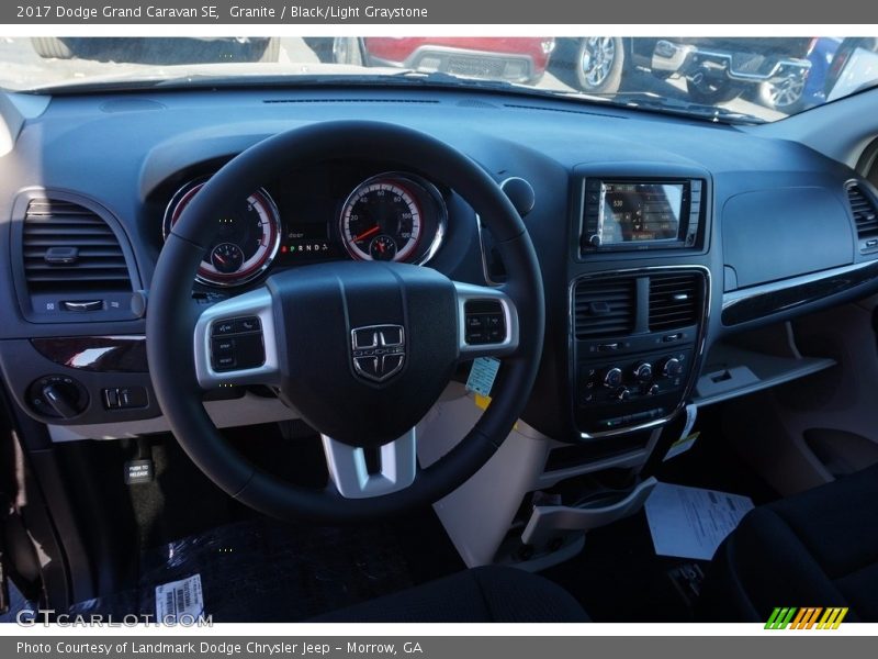 Granite / Black/Light Graystone 2017 Dodge Grand Caravan SE