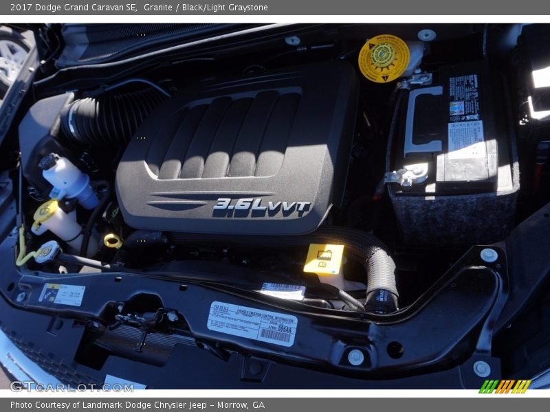 Granite / Black/Light Graystone 2017 Dodge Grand Caravan SE