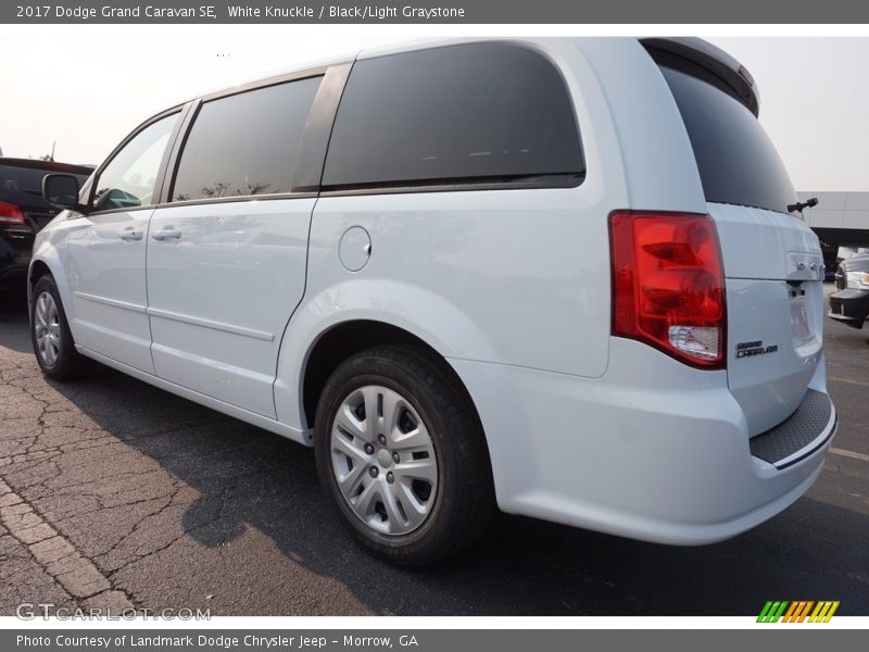 White Knuckle / Black/Light Graystone 2017 Dodge Grand Caravan SE