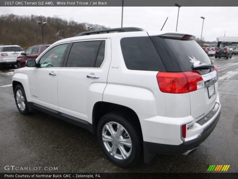 White Frost Tricoat / Jet Black 2017 GMC Terrain SLE AWD