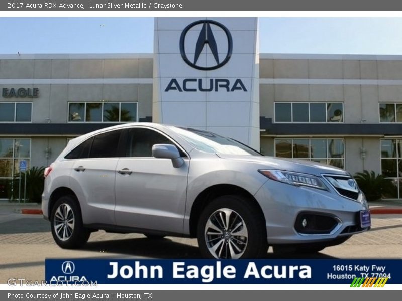 Lunar Silver Metallic / Graystone 2017 Acura RDX Advance