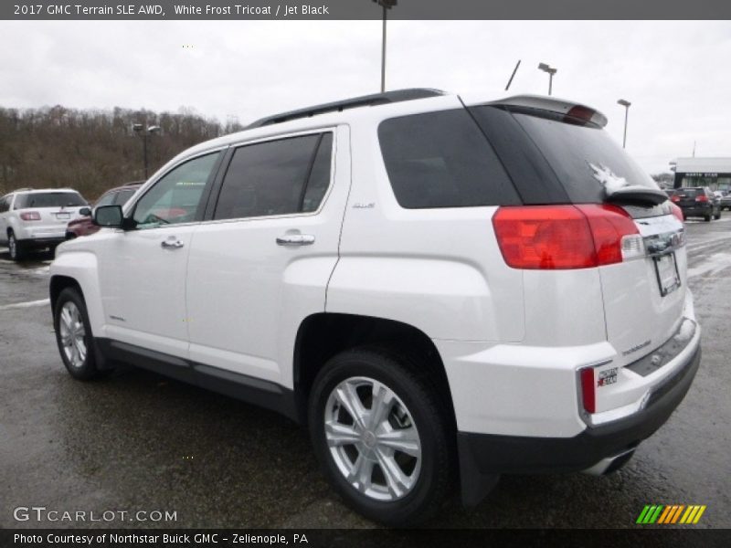 White Frost Tricoat / Jet Black 2017 GMC Terrain SLE AWD