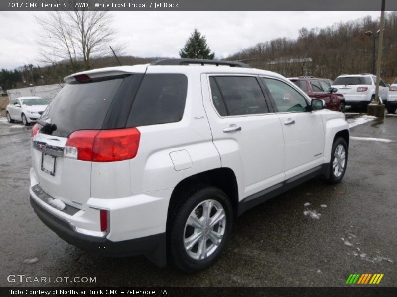 White Frost Tricoat / Jet Black 2017 GMC Terrain SLE AWD