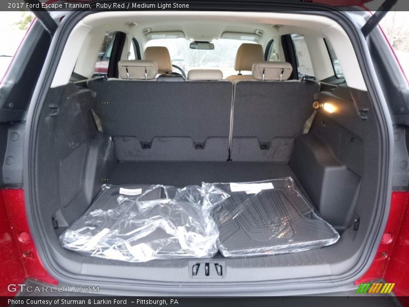Ruby Red / Medium Light Stone 2017 Ford Escape Titanium