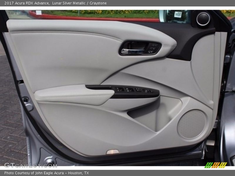 Lunar Silver Metallic / Graystone 2017 Acura RDX Advance