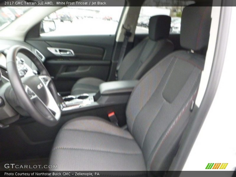 White Frost Tricoat / Jet Black 2017 GMC Terrain SLE AWD