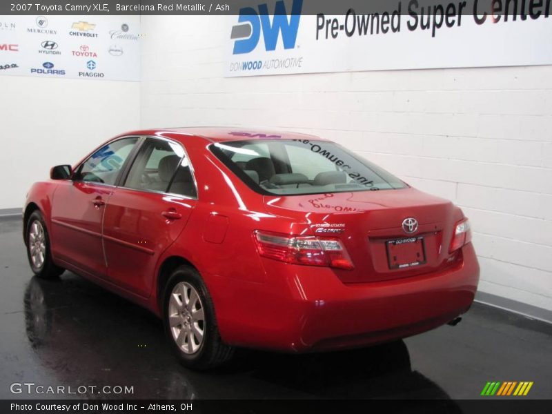 Barcelona Red Metallic / Ash 2007 Toyota Camry XLE
