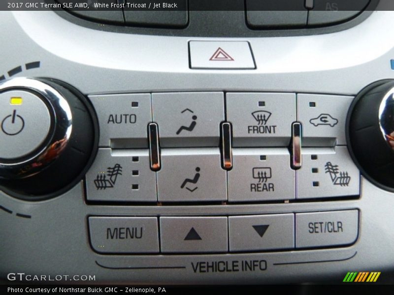 White Frost Tricoat / Jet Black 2017 GMC Terrain SLE AWD
