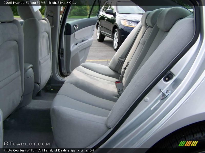 Bright Silver / Gray 2008 Hyundai Sonata SE V6