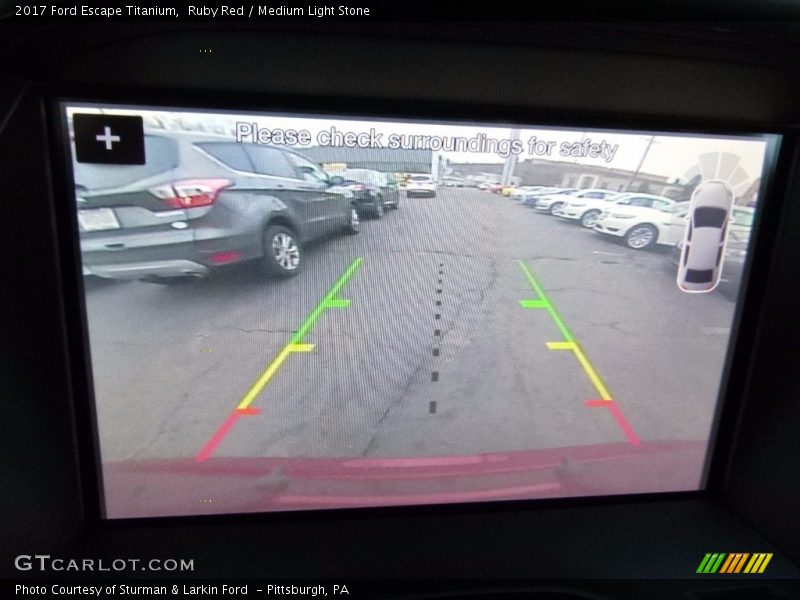 Ruby Red / Medium Light Stone 2017 Ford Escape Titanium