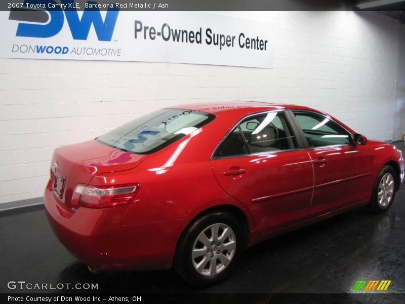 Barcelona Red Metallic / Ash 2007 Toyota Camry XLE