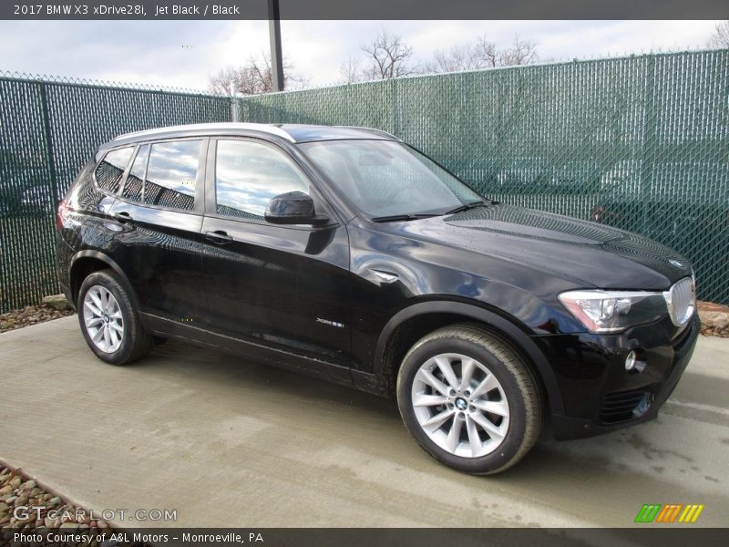 Jet Black / Black 2017 BMW X3 xDrive28i