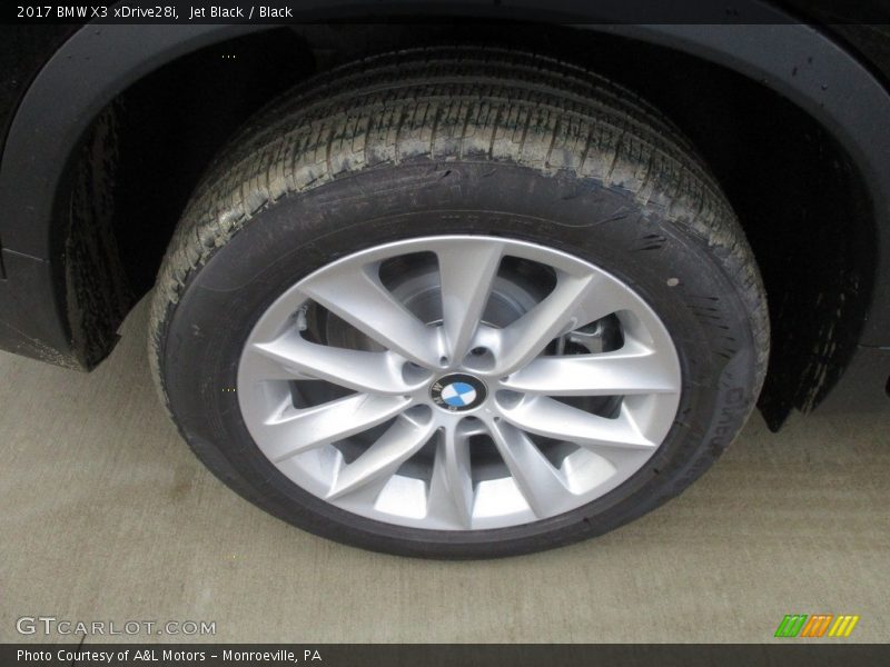 Jet Black / Black 2017 BMW X3 xDrive28i